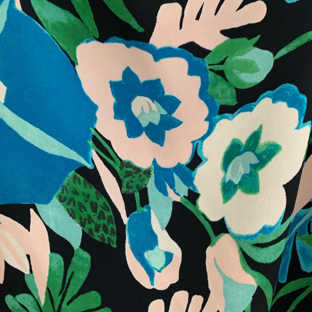 Loft Tropical Floral Racerback Top - Picture 3 of 3